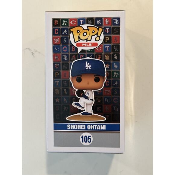 Funko Pop! MLB Shohei Ohtani #105 Funko Exclusive Dodgers pitching #2 - Picture 4 of 7